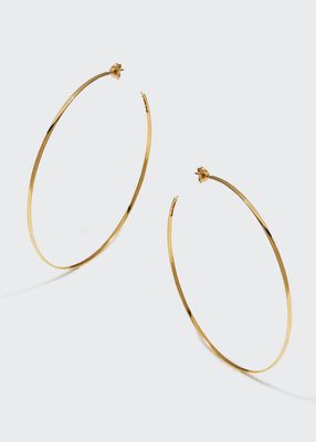 14k Gold Mega Lana Hoop Earrings