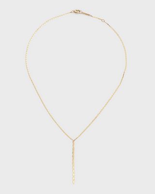14k Gold Petite Malibu Lariat Necklace