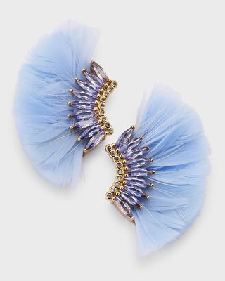 14k Gold-Plated Lux Mini Madeline Feather Earrings
