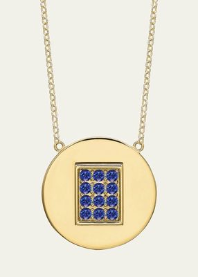 14K Gold Sapphire Birthstone Necklace