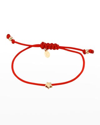 14K Gold Star Fortune Bracelet