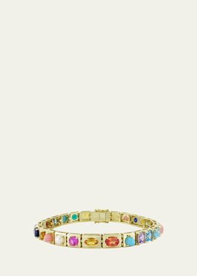 14k Gold The Lego Collection Multi-Stone Bracelet