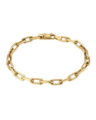 14k Large Open Link Bracelet