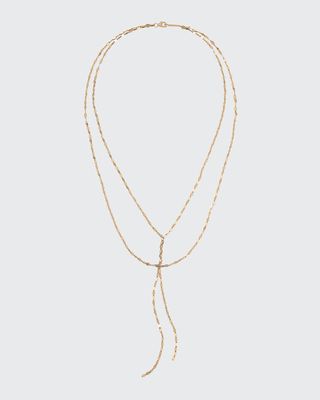 14k Mega Gloss Blake Double-Chain Necklace