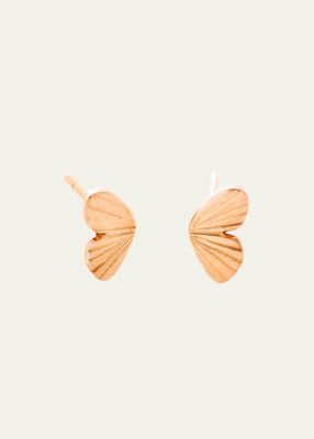 14K Tiny Asterope Single Wing Stud Earrings