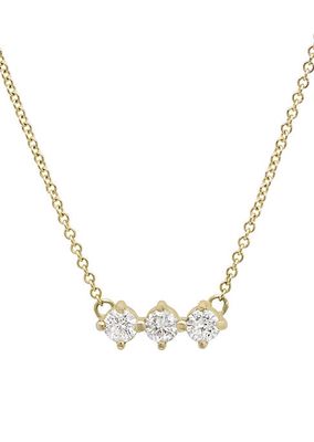 14K Yellow Gold & 0.34 TCW Diamond Necklace