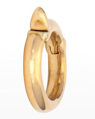 14k Yellow Gold Classic Small Oval Bale