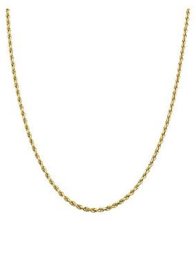 14K Yellow Gold Roman Rope Bold Necklace