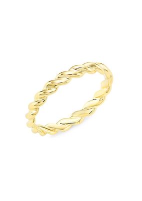 14K Yellow Gold Rope Band