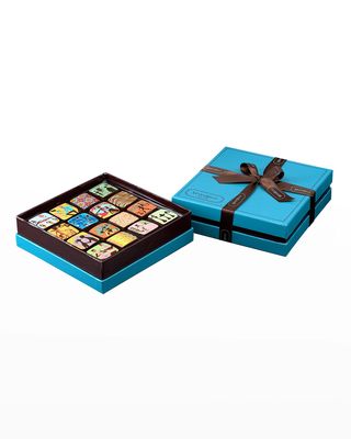 16-piece Chocolate Ganache Box, Blue
