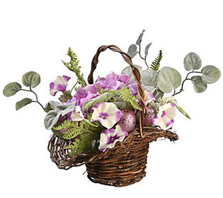 16" Spring Decorated Basket by National Tree