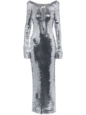 16Arlington Solare sequin-embellished dress - Silver