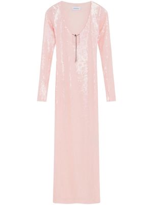 16Arlington Solaria sequin-embellished dress - Pink