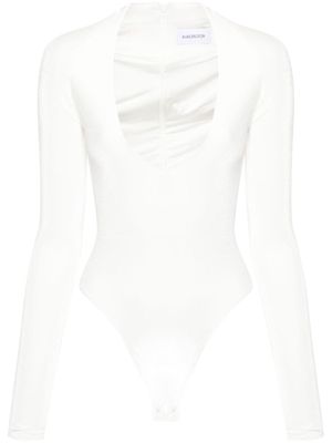 16Arlington Valon velvet bodysuit - White