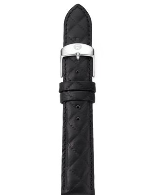 16mm Quilted Leather Strap
