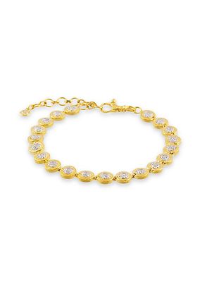 18-24K Yellow Gold & Diamond Bracelet