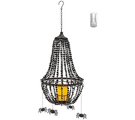 18.5-in H Chandelier w/ Spiders, Candle & Remot e by Gerson Co