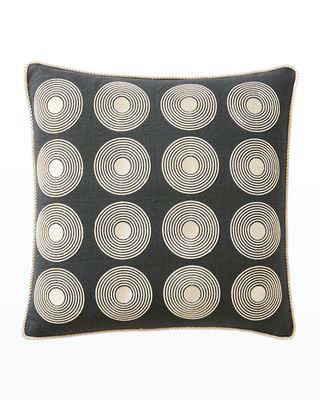 18" Matrix Circles Pillow