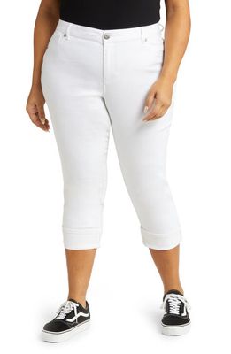 1822 Denim Crop Skinny Jeans in White