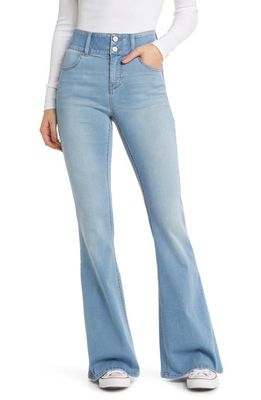 1822 Denim Fit & Lift Shaping High Waist Flare Jeans in Fabie