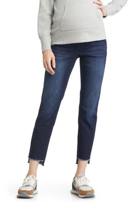 1822 Denim Over the Bump Step Hem Ankle Skinny Maternity Jeans in Ailani