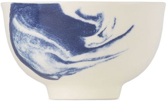 1882 Ltd. Blue & White Indigo Storm Handleless Mug