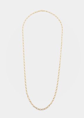 18k Cornucopia Chain Necklace, 32"L