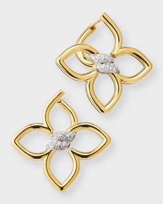 18K Diamond Small Cialoma Earrings