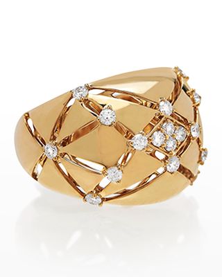 18K Estelar Yellow Gold Ring with VS/GH Diamonds