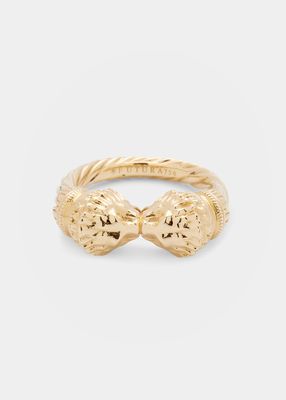 18K Fairmined Gold Lion Ring
