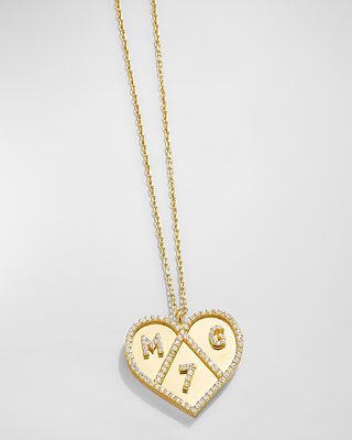 18K Gold Custom Heirloom Heart Necklace
