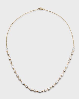 18k Gold Gemma Diamond Necklace