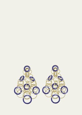 18K Gold Macri Classica Earrings with Diamonds