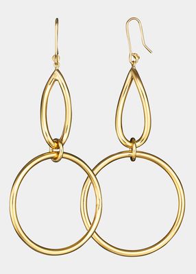 18K Gold Medium Stella Earrings