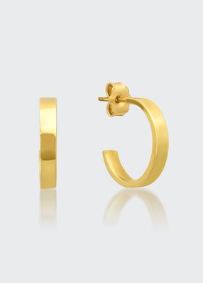 18K Gold Mini Ellen Huggie Earrings