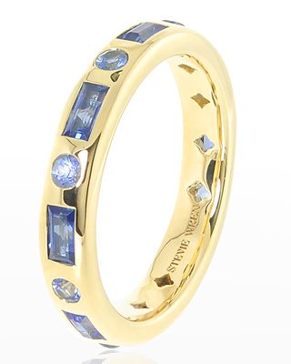 18K Gold Moxie Sapphire Band Ring