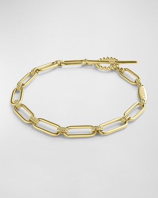 18K Gold Signature Caviar Petite Link Bracelet