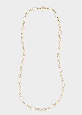 18K Gold Small Petite Necklace