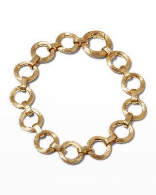 18k Jaipur Yellow Gold Flat Link Bracelet