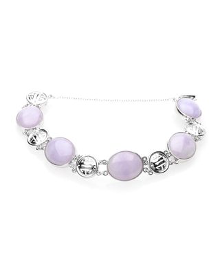 18k Lavender Jadeite Bracelet