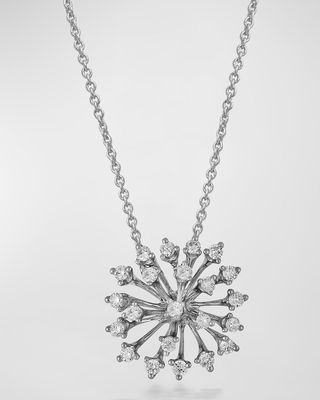 18K Luminus Gold Pendant Necklace with Diamonds, 16"L