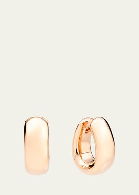 18K Rose Gold Bold Iconica Hoop Earrings