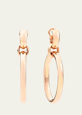 18K Rose Gold Iconica Hoop Earrings