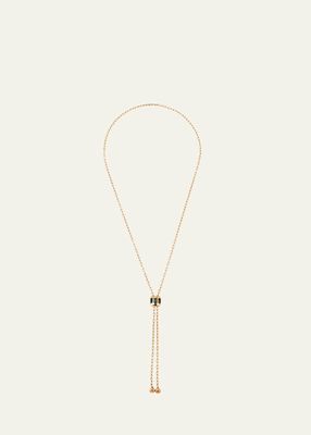 18k Rose Gold Iconica Necklace with London Blue Topaz
