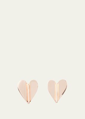 18K Rose Gold Medium Wings of Love Stud Earrings