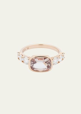 18K Rose Gold One-of-A-Kind Diamond Toujours Ring