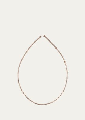 18k Rose Gold Rivera Diamond Necklace
