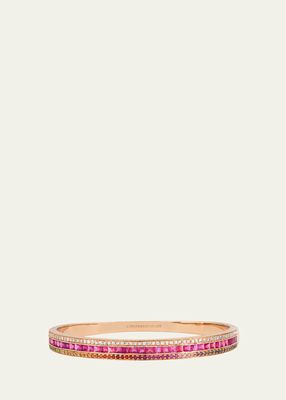 18K Rose Gold Ruby Union Bracelet