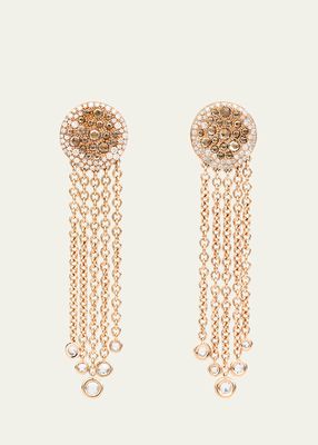 18k Rose Gold Sabbia Earrings with Diamonds