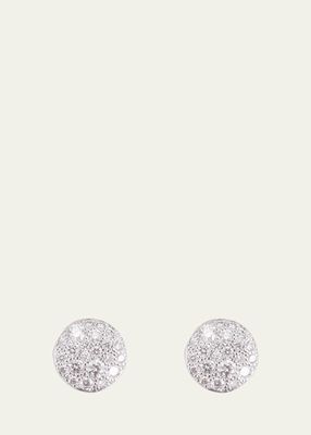 18K Rose Gold Sabbia Stud Earrings with Diamonds